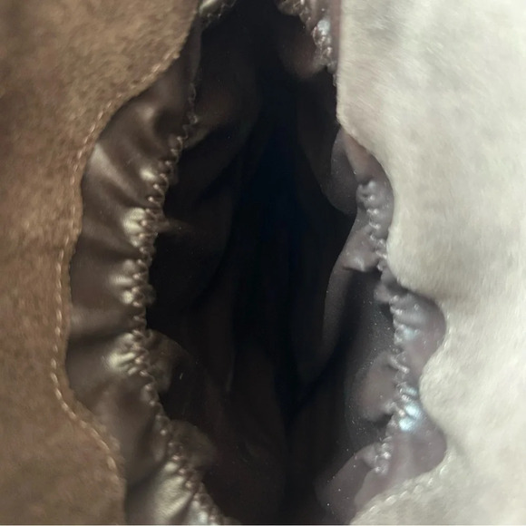 Arnold Churgin Handmade  Brown Suede Slouch Knee High Tall Heeled Boots - Picture 10 of 14